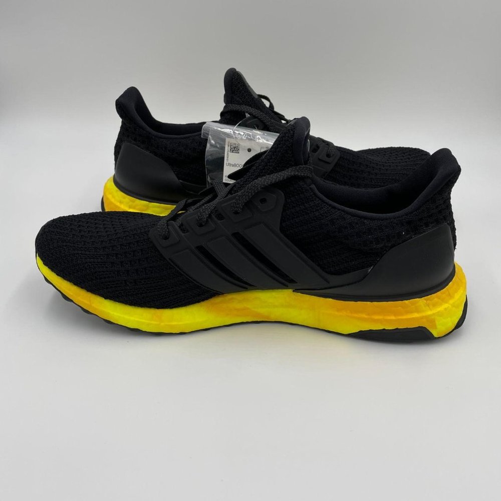 Adidas Ultraboost Black / Yellow Mens Shoes - Picture 2 of 8